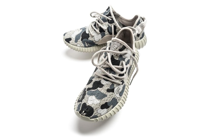 BAPE® CAMO が落とし込まれたカスタム Yeezy Boost 350 をチェック