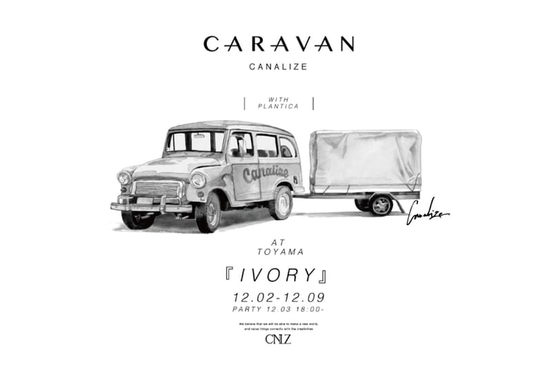 CANALIZE が初となるポップアップストアを富山の IVORY にて開催