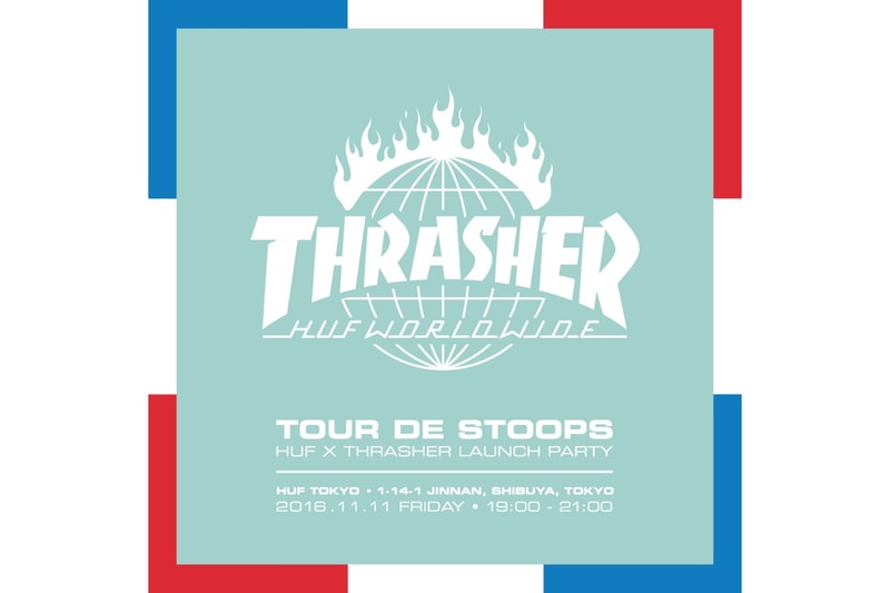 Huf Thrasher Magazine Tour De Stoops