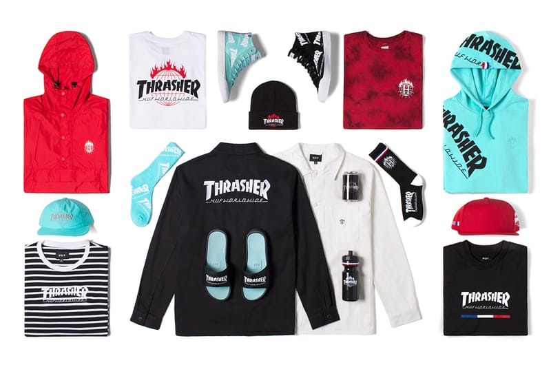 HUF x THRASHER "Tour De Stoops" コレクションにクローズアップ