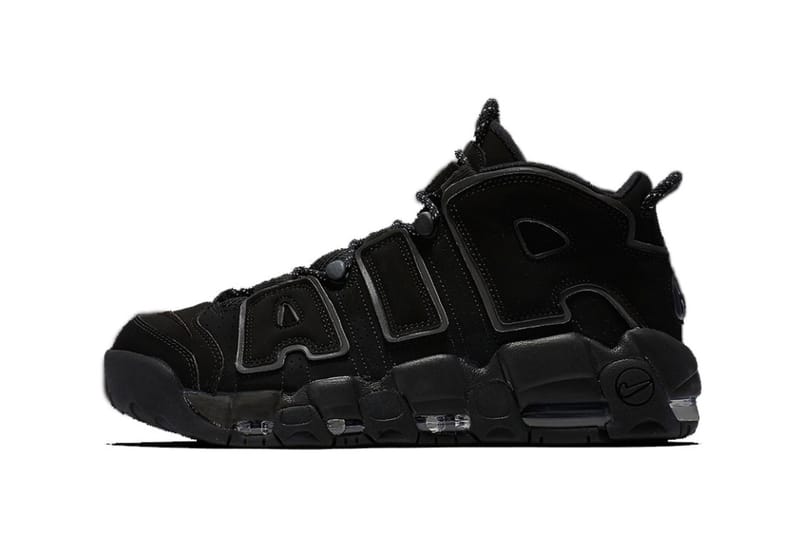 Nike Air More Uptempo のブラックがリフレクターを搭載して登場？