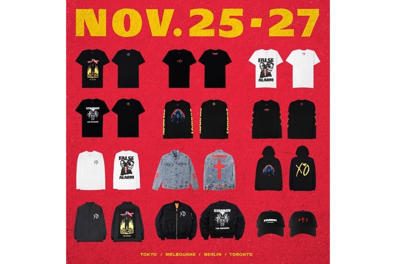 STARBOY THE WEEKND POP-UP SHOP at GR8