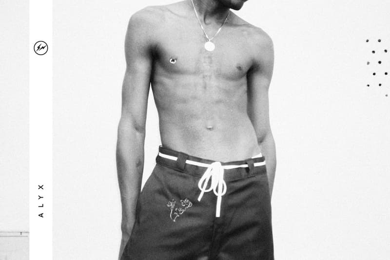 ALYX x fragment design コラボコレクションの詳細が明らかに