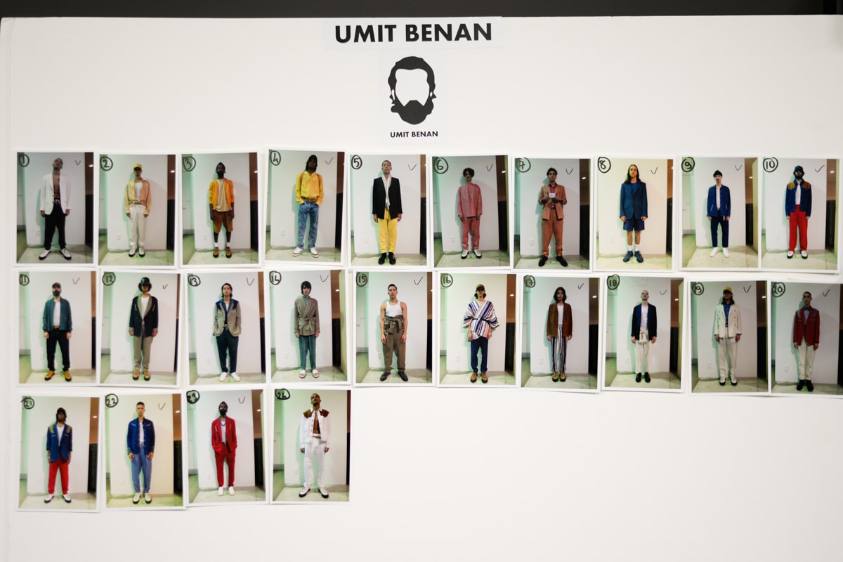 ウミットベナン Umit Benan コレクション 2017年春夏 バックステージ