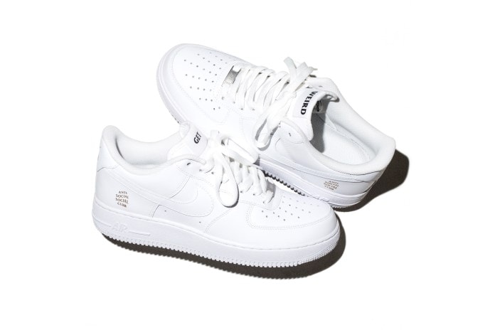 Anti Social Social Club と Nike Air Force 1 のコラボレーションスニーカーが登場