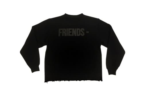 VLONE オールブラックの「Friends」アイテムを限定発売