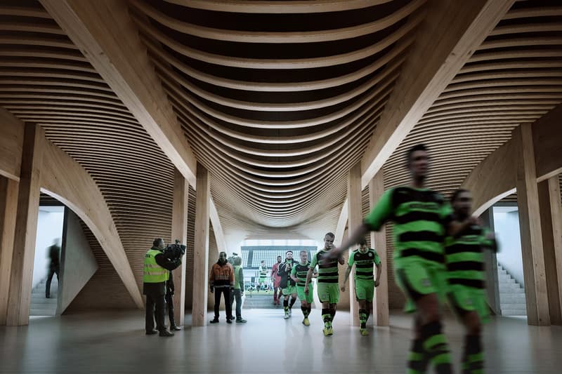 ザハ・ハディッド 世界初 サッカースタジアム