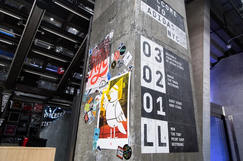 adidas がスタジアムをイメージした旗艦店をニューヨークにオープン 