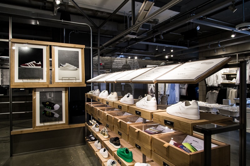 adidas がスタジアムをイメージした旗艦店をニューヨークにオープン 