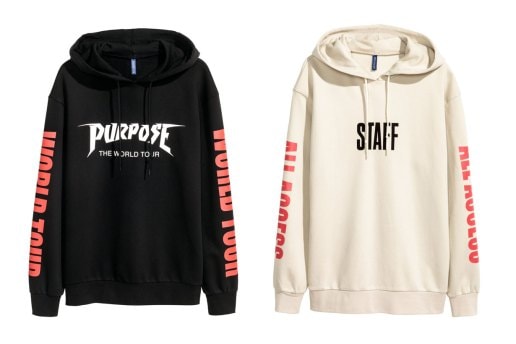ジャスティン・ビーバーの “Purpose Tour” マーチが H&M にて発売開始