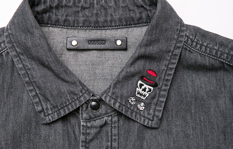 MINEDENIM × HYSTERIC GLAMOUR エンブロイダリーシャツ “Bonnie & Clyde”