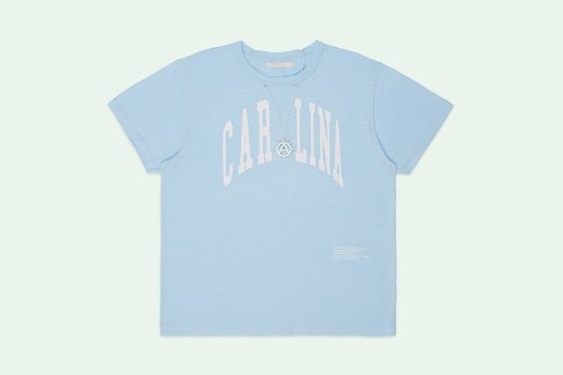オフホワイト × アンブッシュ ペンダント付き T シャツが登場 