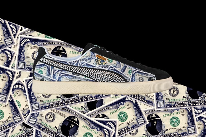 PUMA x mita sneakers よりドル札をデジタルプリントした CLYDE が登場
