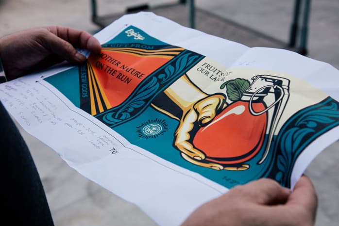 OBEY の最新ミューラル "Fruits of Our Labor" にフォーカス