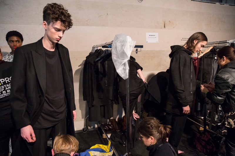 London Fashion Week Men's: Backstage at Matthew Miller
