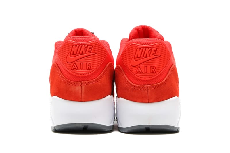 NIKE AIR MAX 90 triple black triple white orange