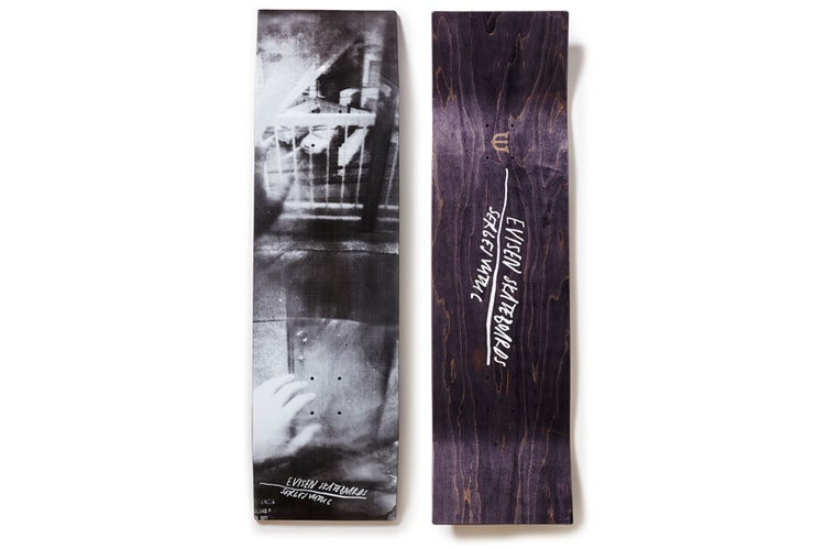 セルゲイ・ヴトゥックの個展にて Evisen Skateboards とのコラボデッキが発売