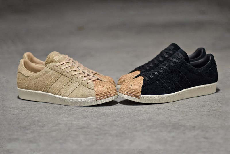 adidas Originals よりコルク仕様の Superstar 80s が登場