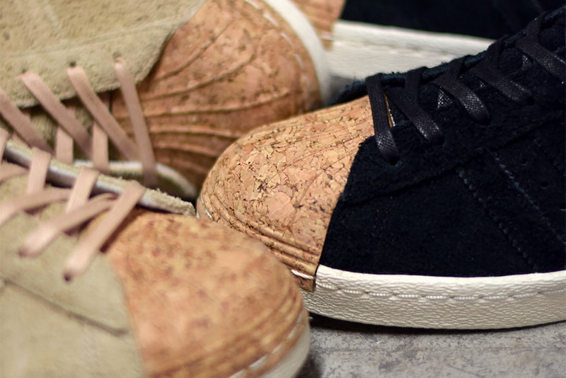 adidas Originals よりコルク仕様の Superstar 80s が登場