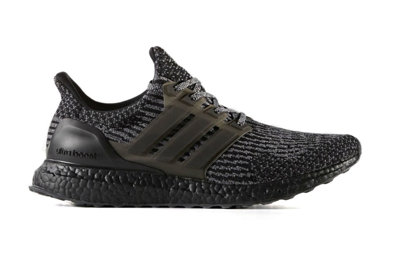 アディダスよりブラック／シルバーの UltraBOOST 3.0 が登場