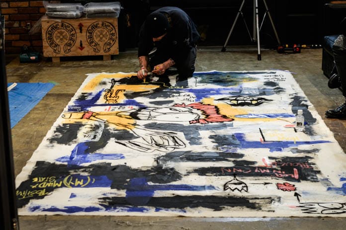 Chrome Hearts がマット・ディジャコモ特別展を開催：アートピース制作風景をレポート
