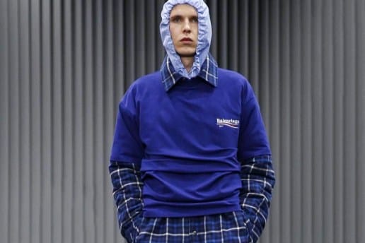 米国の民主党大統領候補であったバーニー・サンダースにオマージュを捧げた Balenciaga 2017年秋冬コレクション