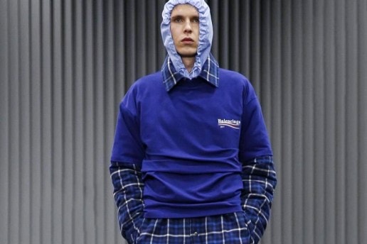米国の民主党大統領候補であったバーニー・サンダースにオマージュを捧げた Balenciaga 2017年秋冬コレクション