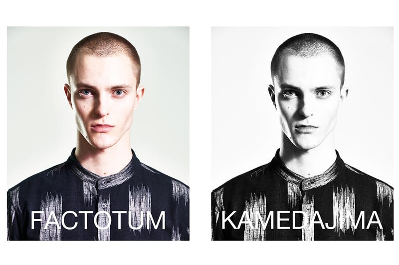 FACTOTUM と伝統的な亀田縞のコラボレーションアイテムがリリース