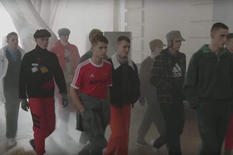 Gosha Rubchinskiy による2017年秋冬コレクションランウェイ