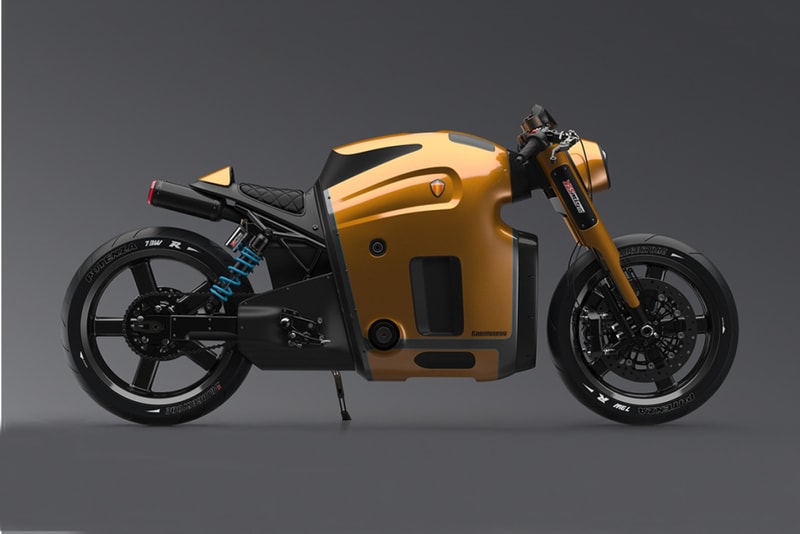Maksim Burov がデザインしたケーニグセグ社製バイクのコンセプトイメージ
