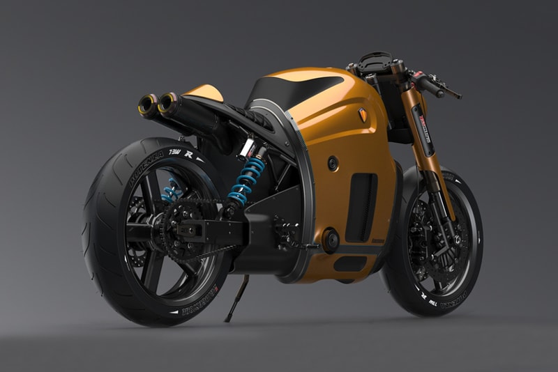 Maksim Burov がデザインしたケーニグセグ社製バイクのコンセプトイメージ