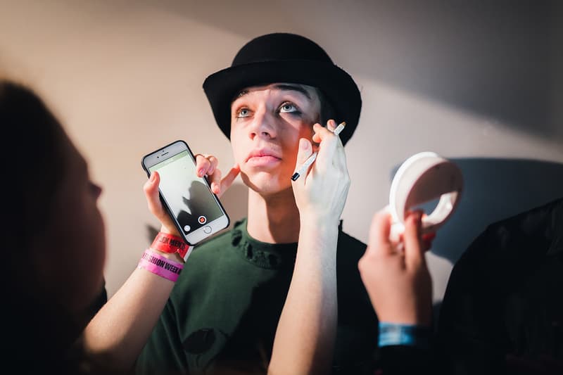 London Fashion Week Men's: Backstage at Liam Hodges