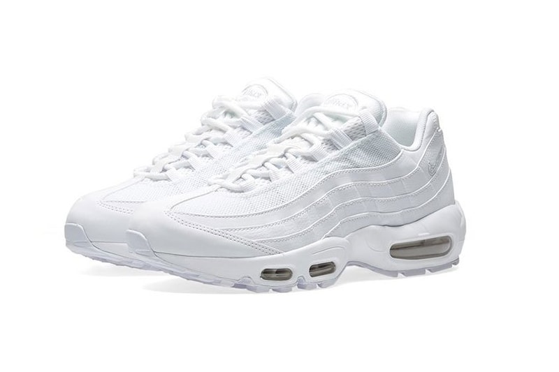 Nike が Air Max 95 を “Triple White” にメイクオーバー