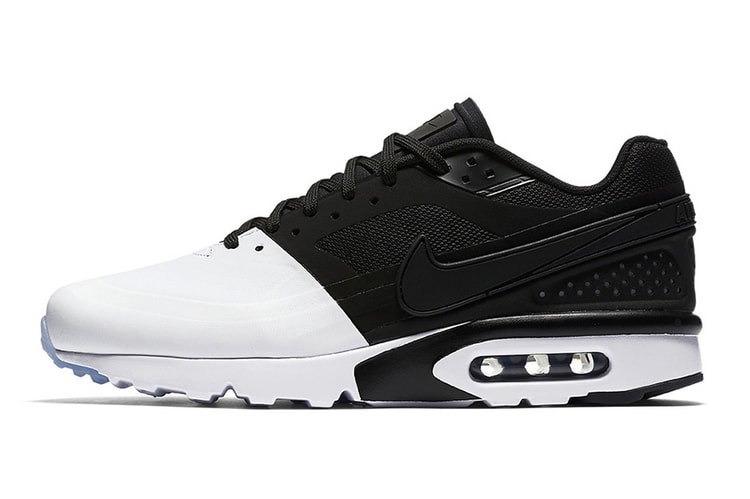 ブラック/ホワイトのカラーブロックデザインが特徴的な Nike Air Max BW Ultra