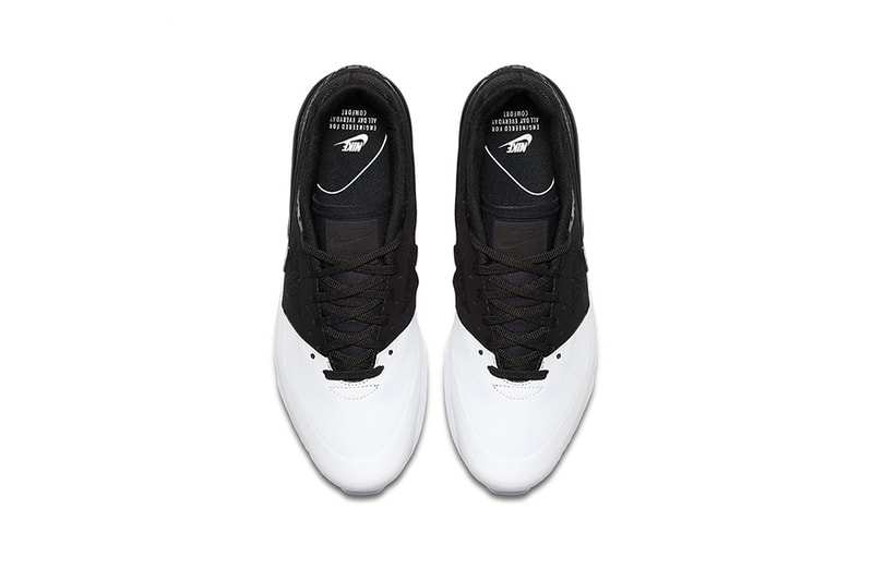ブラック/ホワイトのカラーブロックデザインが特徴的な Nike Air Max BW Ultra