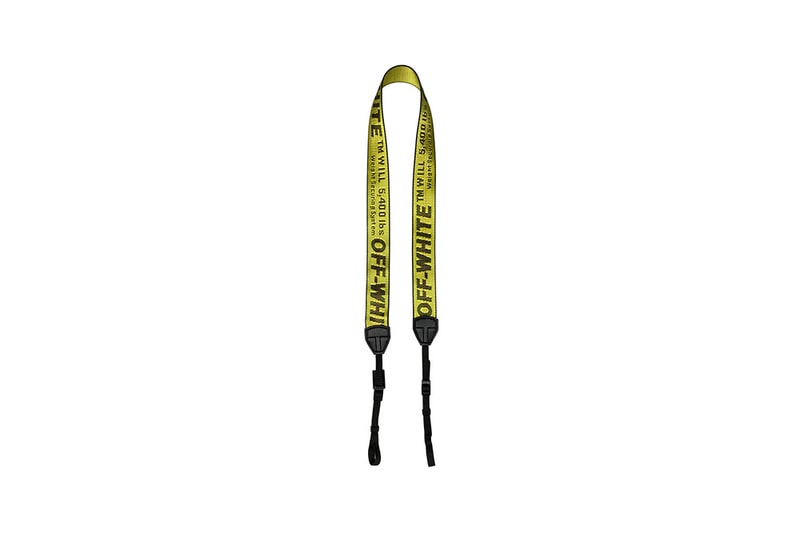 OFF-WHITE のベルトを用いたカスタムカメラストラップが登場