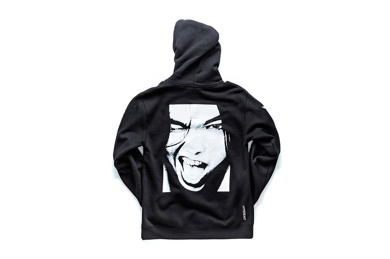 PLEASURES x HYPEBEAST コラボアイテムにクローズアップ