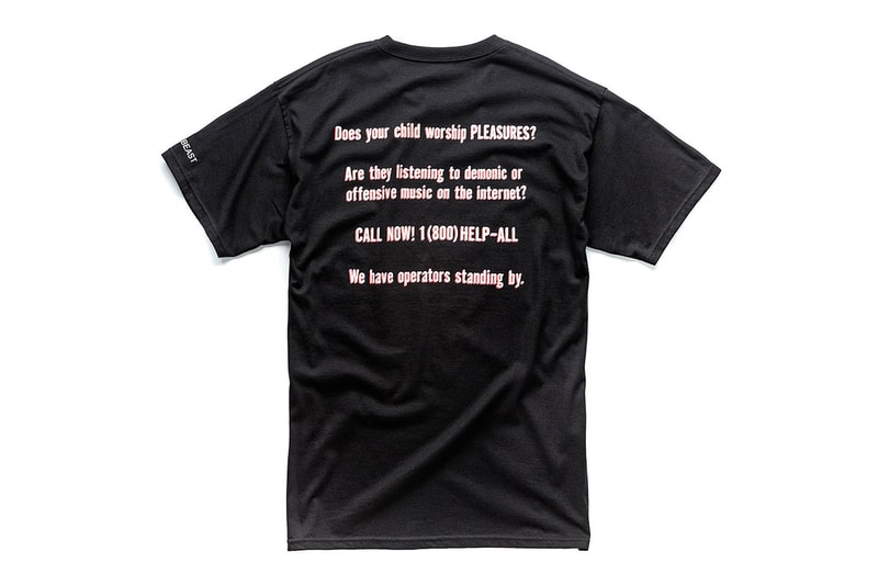 PLEASURES x HYPEBEAST コラボアイテムにクローズアップ