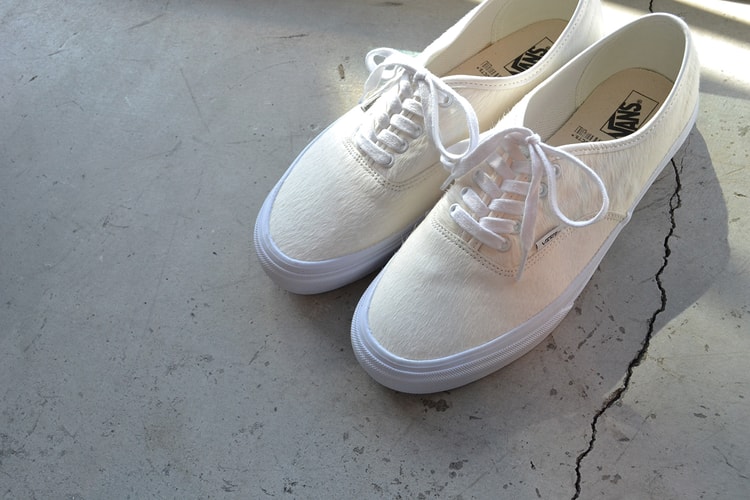 UPDATE: Vans と UNIVERSAL PRODUCTS がハラコレザーを採用した Authentic をリリース