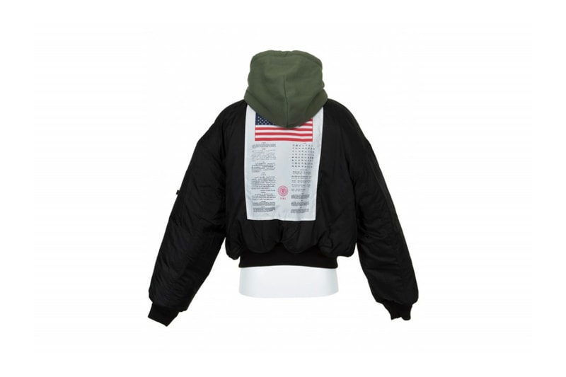 Alpha Industries Vetements Demna Gvasalia Reversible Bomber
