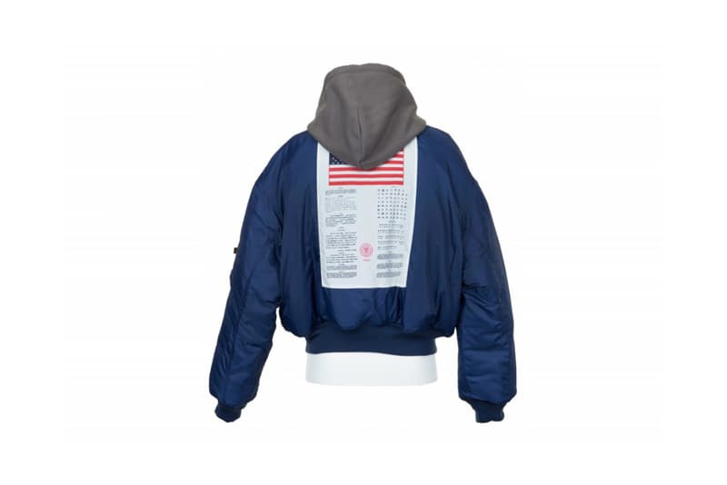 Alpha Industries Vetements Demna Gvasalia Reversible Bomber