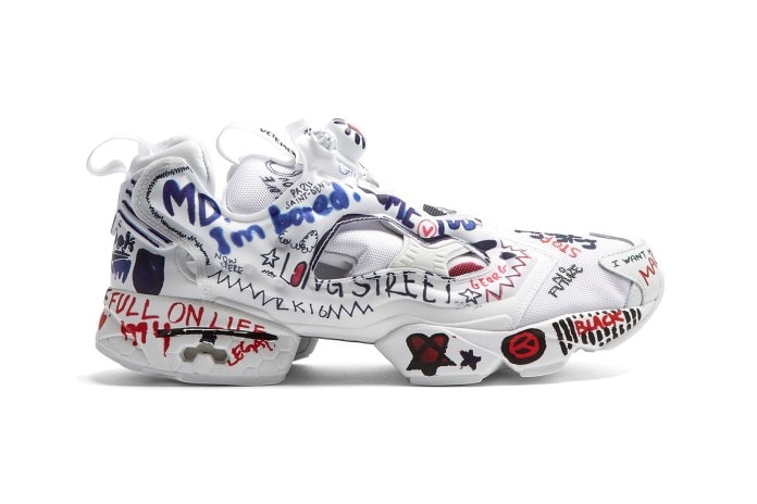 Vetements x Reebok Instapump Fury のクロースルック