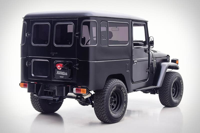 マットブラックカラーで生まれ変わった1979年製 FJ40型ランドクルーザー