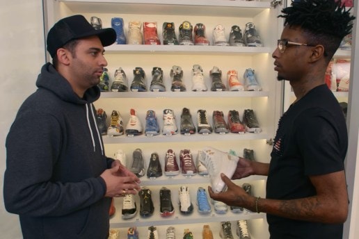 21 Savage がニューヨークの Stadium でスニーカーショッピング