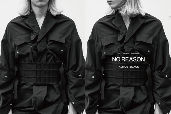 ALMOSTBLACK 2017年春夏コレクションルックブック