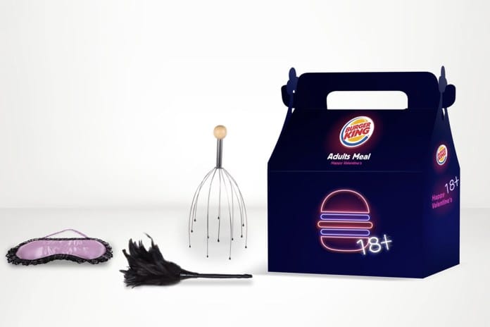 Burger King が大人向けの“アダルトミール”をバレンタイン限定で発売