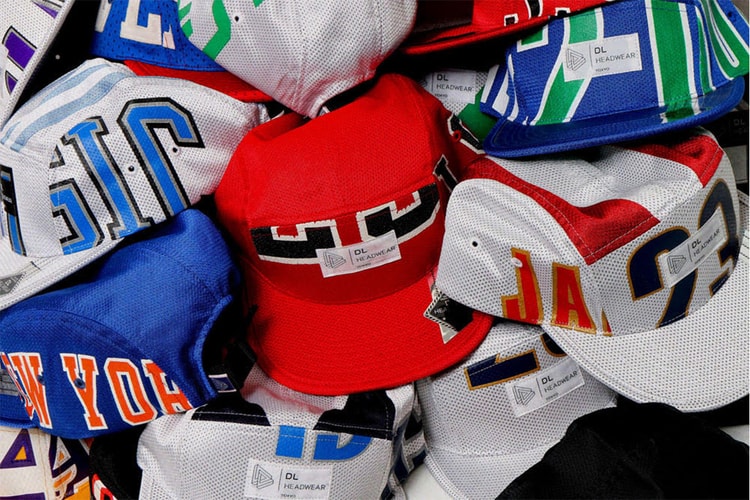 NBAジャージで作られた5パネルキャップ "My Allstar Collection"