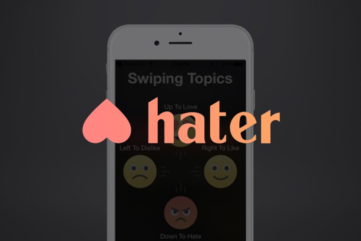 嫌いなものが合う人を探してくれるマッチングアプリ、その名もHater