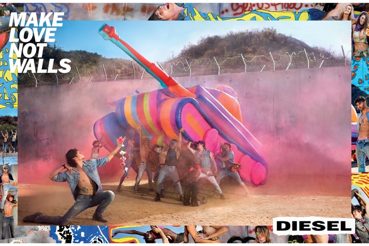 Diesel 2017年春夏キャンペーン “MAKE LOVE NOT WALLS”