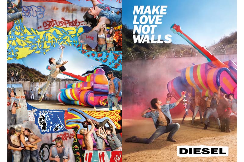 ディーゼル2017年春夏キャンペーン “MAKE LOVE NOT WALLS”